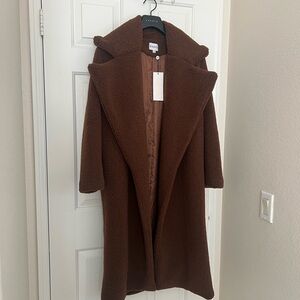 Women's Brown Teddy Coat